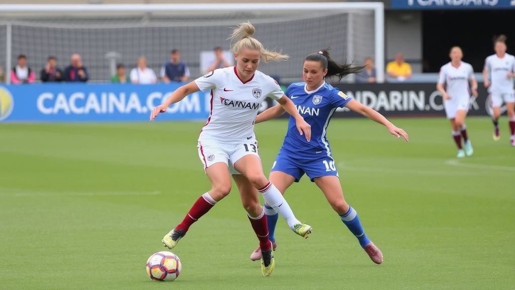 美国女足1-0力克加拿大，森特诺制胜球助球队豪取七场零封